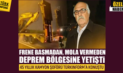 Hiç frene basmadan 1030 km'lik yolu 9 saatte gitti: O sessiz kahramana ulaştık