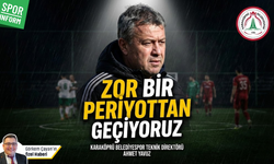 Karaköprü Belediyespor Teknik Direktörü Ahmet Yavuz: "Zor bir periyottan geçiyoruz"