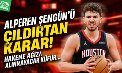 Alperen Şengün'ü çıldırtan karar! Hakeme ağıza alınmayacak küfür...