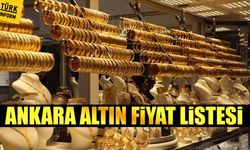 Ankara piyasasında altın fiyat listesi