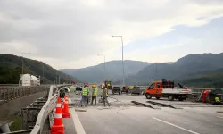 Ankara-Kırıkkale yolunda çalışma: İki şerit trafiğe kapatıldı