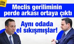 Meclis geriliminin öncesi ortaya çıktı: Aynı odada el sıkışmışlar!