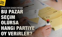 Emekliden sandık mesajı: "Bu pazar seçim olsa hangi partiye oy verirsiniz?"