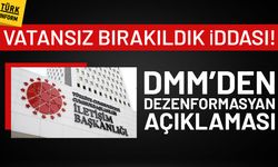 "Vatansız" belgesi iddiası! DMM’den açıklama