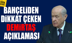 Bahçeli'den dikkat çeken Demirtaş açıklaması