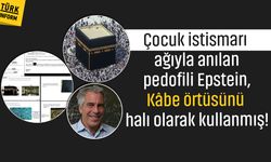 Çocuk istismarı ağıyla anılan pedofili Epstein, Kâbe örtüsünü halı olarak kullanmış!