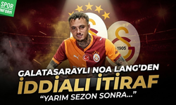 Galatasaraylı Noa Lang’den iddialı itiraf: “Yarım sezon sonra…”