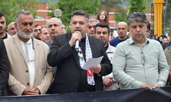 Batman'da Sumud Filosu için meydanlara indiler