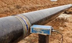 Malatya'da temel çalışması yapılırken doğalgaz borusu patladı