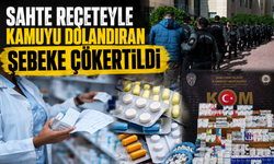 Sahte reçeteyle kamuyu dolandıran şebeke çökertildi