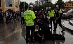 Çorum'da 'mutlak butlan' protestosu: Bıçaklı eylemci gözaltına alındı