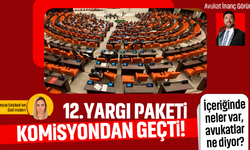 12. Yargı Paketi komisyondan geçti! İçeriğinde neler var, avukatlar ne diyor?