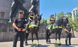 Ankara'da NATO Zirvesi öncesi atlı polisler göreve başladı