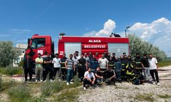Alaca'da yangınlara karşı öğrencilerin bilinci yükseltiliyor