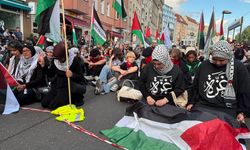Almanya'da Filistin protestosu sert bitti! Polis güç kullandı