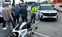 Polisten kaçtı, araçlara çarpınca yakalandı