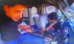 Adana'da dolmuş şoförü direksiyon başında uyudu!