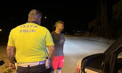 Burdur'da alkollü sürücüden gazeteciye tepki