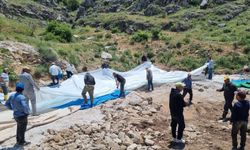 Afyonkarahisar'da imece kültürüyle içme suyu hattı yenilendi