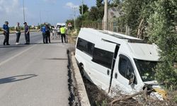 Yolcu minibüsünde dehşet anları kamerada: Kaçırdığı minibüsle kaza yapıp öldü!