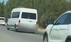 Trafiği tehlikeye atan minibüs sürücüsü sanal devriyeye takıldı