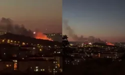 Altındağ'daki otluk yangını korkuttu