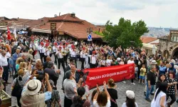 Kale şenlikleri Ankara Kalesi’nde renkli görüntülere sahne oldu