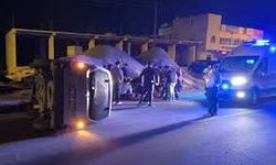 Batman'da feci kaza: Araç takla attı