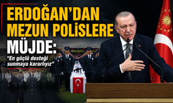 Cumhurbaşkanı Erdoğan'dan mezun polislere müjde: "En güçlü desteği sunmaya kararlıyız"