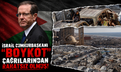 Katil İsrail'in Cumhurbaşkanı "boykot ve yaptırım" çağrılarından rahatsız olmuş!