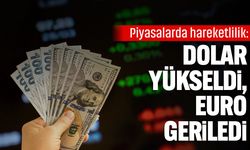 Piyasalarda hareketlilik: Dolar yükseldi, euro geriledi
