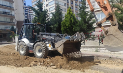 Pursaklar'da asfalt öncesi iyileştirme çalışması
