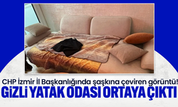 CHP İzmir İl Başkanlığında şaşkına çeviren görüntü! Gizli yatak odası ortaya çıktı