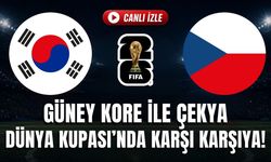 Güney Kore - Çekya MAÇI CANLI İZLE | 2026 FIFA Dünya Kupası