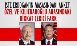 İşte Erdoğan'ın masasındaki anket: Özel ve Kılıçdaroğlu arasındaki dikkat çekici fark