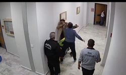 Hastane müdürü, hastane personelini darp etti: O anlar kamerada