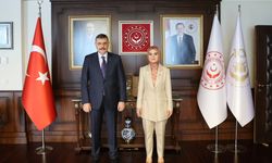 Mustafa Çiftçi’den Mahinur Özdemir Göktaş’a ziyaret! Aile ve şiddetle mücadele masada