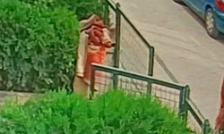 Ankara’da apartman sakinlerini şaşırtan olay: Binanın önüne gelen kadın saniyeler içinde alıp götürdü