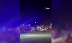 Ankara’da gece saatlerinde korkutan çarpışma: Ekipler bölgeye sevk edildi