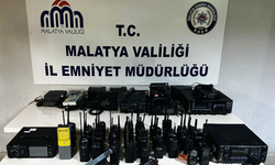Malatya’da telsiz ağına operasyon: Evlerden çıkan cihazlar dikkat çekti