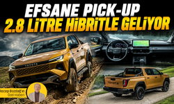 Efsane pick-up 2.8 litre hibritle geliyor