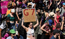 G7 zirvesi protestoları biber gazıyla sona erdi!