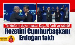 Haymana Belediye Başkanı Levent Koç, AK Parti’ye katıldı! Rozetini Cumhurbaşkanı Erdoğan taktı