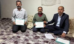 Sason Yücebağ'da bayram yardımlaşmayla geçti