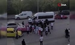 Sünnet konvoyu trafiği birbirine kattı: Gergin anlar kamerada