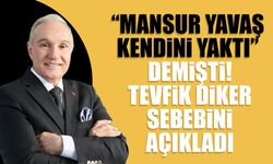“Mansur Yavaş kendini yaktı” demişti! Tevfik Diker sebebini açıkladı