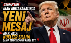 Trump’tan İran mutabakatında yeni mesaj: "İran, asla nükleer silaha sahip olmayacağını kabul etti"