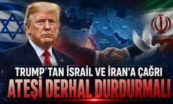 Trump'tan İsrail ve İran'a çağrı: "Ateşi derhal durdurmalı"