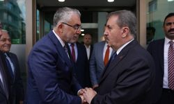Vedat Işıkhan'dan Mustafa Destici'ye 'taziye' ve ‘hayırlı olsun’ ziyareti!