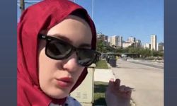 Genç kadın, boş alanda yanına oturan erkeklere tepki gösterdi!
